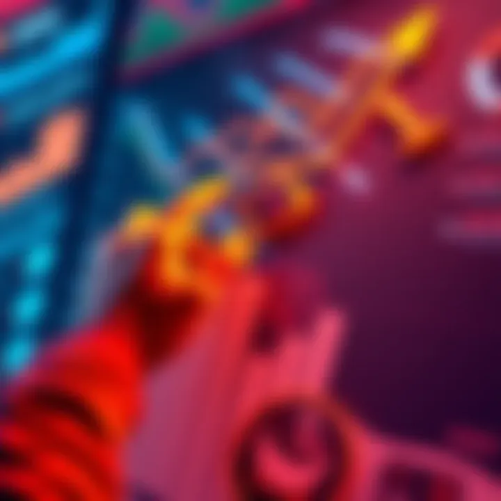 A person reaching for badges while tracking progress on a chart to achieve their goals