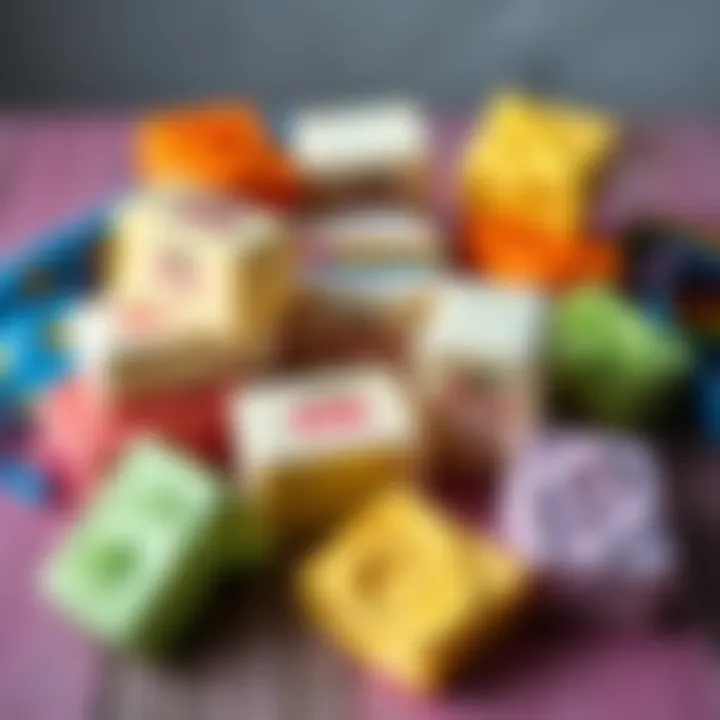 A variety of butter spreads in rainbow colors arranged on a table, representing love and diversity in celebration of Pride Month.