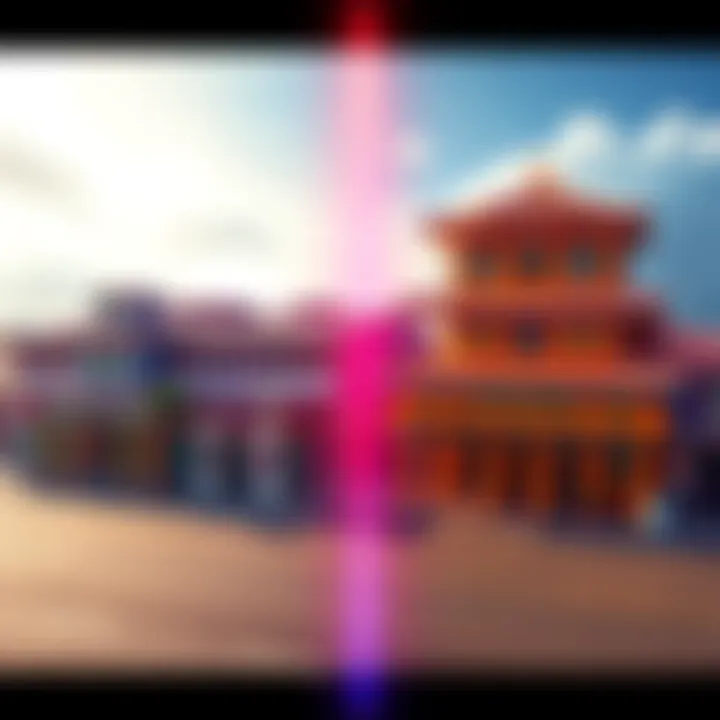 A comparison image showing 25 common parcels on one side and a single legendary upgraded parcel on the other side, illustrating rental income options.