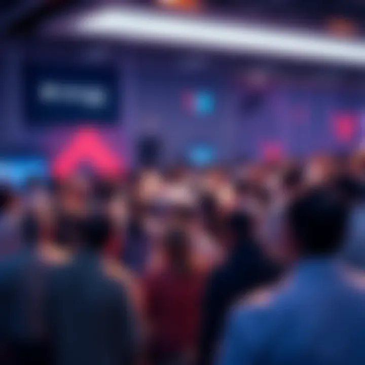 Community Discussion on VeChain People engaging in a lively discussion about VeChain innovations in a forum setting