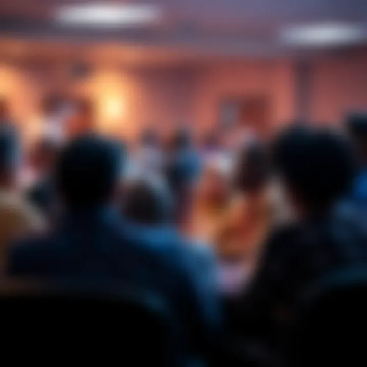 A group of community members gathered to discuss local issues and express their concerns.