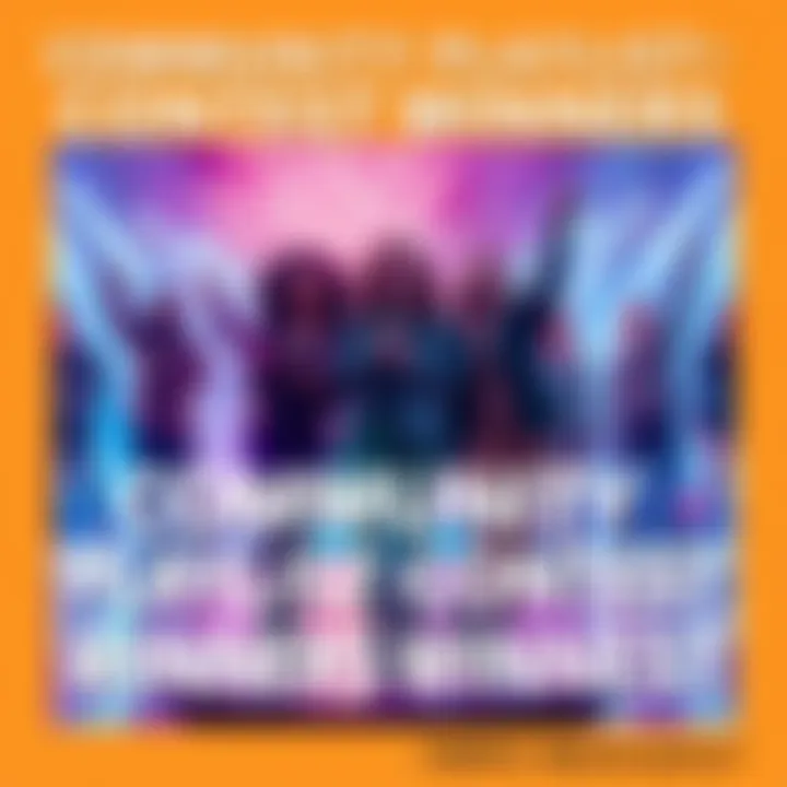 Celebration of winners FloralNuclear, UberRiver, MarianaRomiMateo, letsgorace, and FionaErgo receiving rewards for the Community Playlist Contest