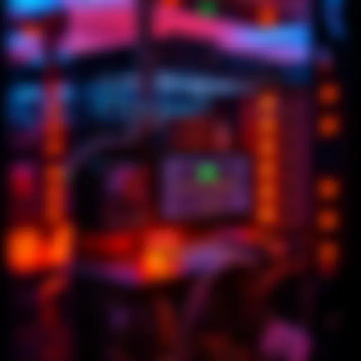 A setup of a 12TB nano farm with hardware components like R5 3600X and visible plots on a screen.