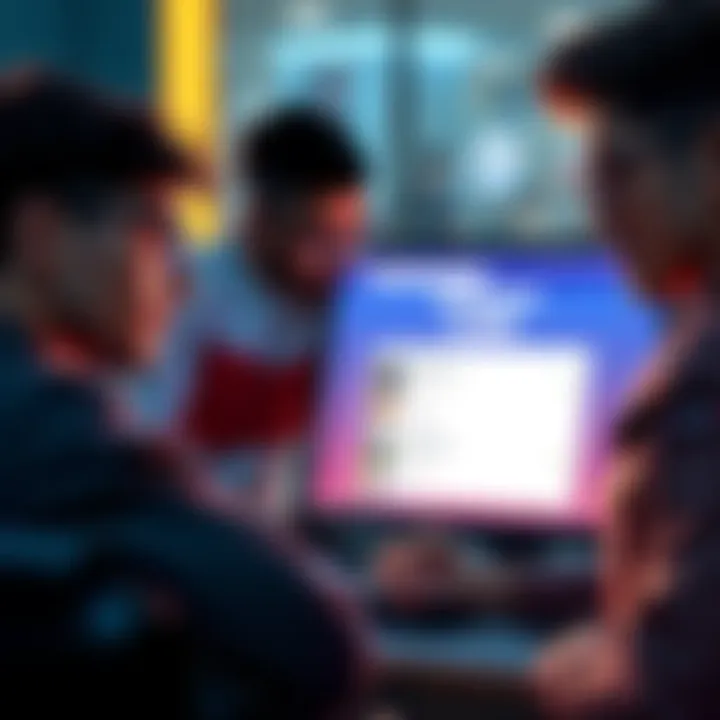 Group of people looking at a computer screen showing the Lido earn tab and discussing missing rewards