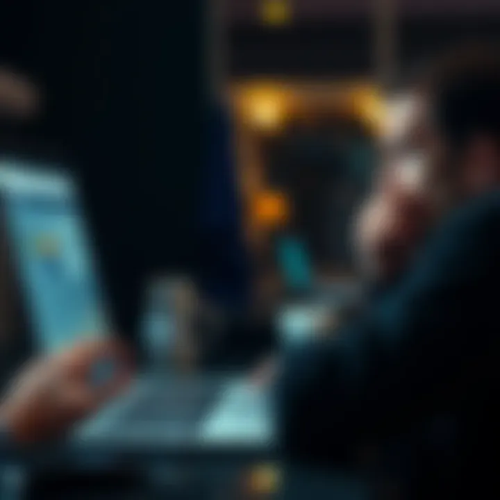 Confused person looking at a computer screen A person appears frustrated while checking their Coinbase account on a laptop, showing signs of confusion about account deletion and missing funds.