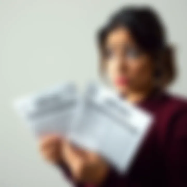 A person holding 1099-DA and 1099-MISC tax forms, looking puzzled about discrepancies in their income reports.