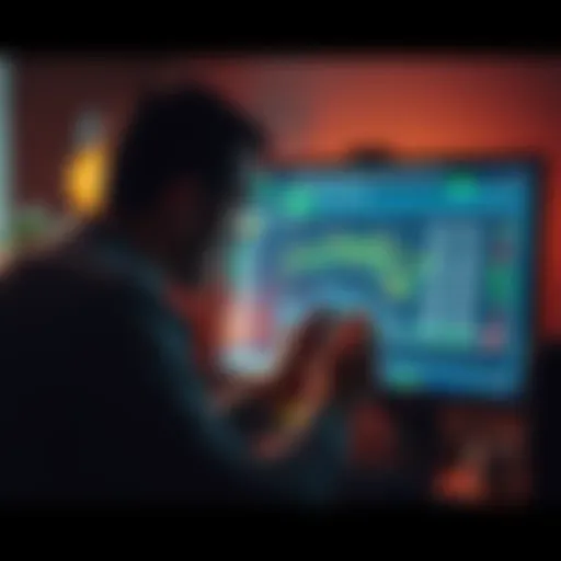 A person setting up Trezor Model T with CoinTracker on a computer screen, showing crypto investment tracking