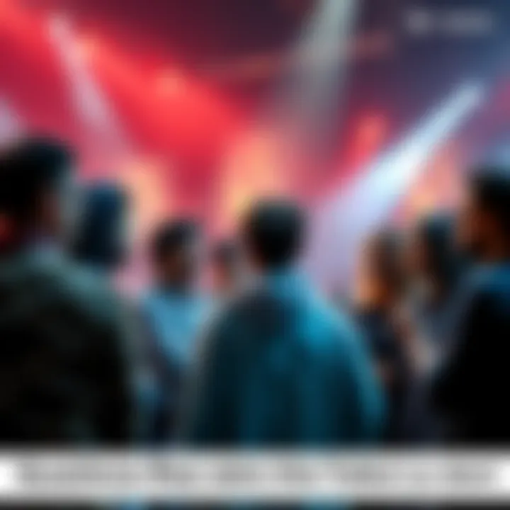 People engaged in conversation about the potential return of a controversial figure, expressing various opinions and insights.