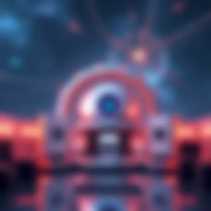 Visual representation of the Cosmos Hub showcasing the Ault token factory as a central element in the crypto market.