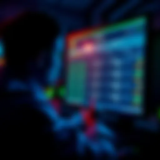 Person reviewing cost-basis information on a computer screen, focusing on Kraken transactions and tax filing details