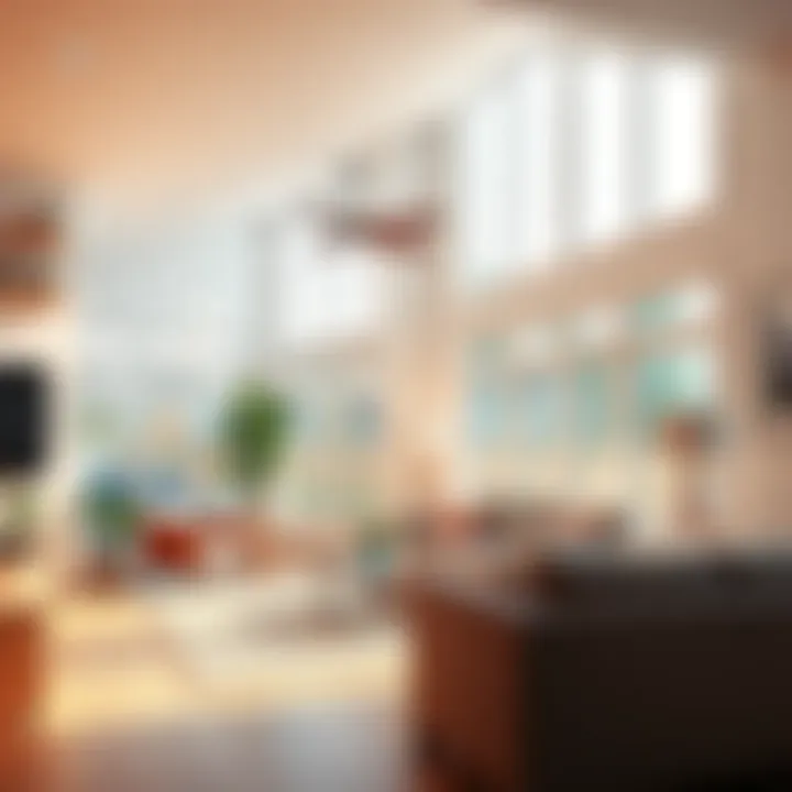 A welcoming living room featuring modern furniture, bright windows, and a warm atmosphere, inviting viewers to explore the new space.