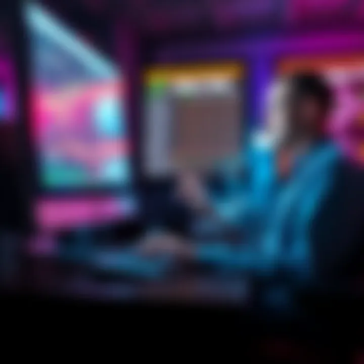 CPA reviewing cryptocurrency transactions A certified public accountant analyzing cryptocurrency transactions on a computer, with charts and data on the screen.