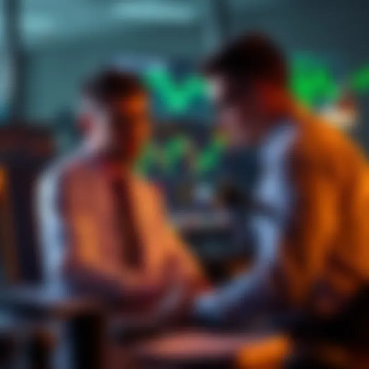 A CPA explaining tax strategies for cryptocurrency investors, focusing on missing cost basis issues in front of a computer with crypto charts.