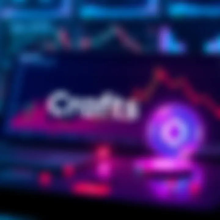 Crafts Launches Equity Tokens Graphic showing Crafts equity-linked tokens on Raydium with performance charts and blockchain symbols