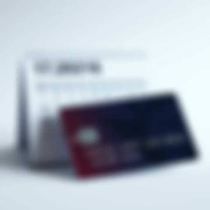 A credit card placed next to a calendar, symbolizing daily premium payments and tracking payment schedules.