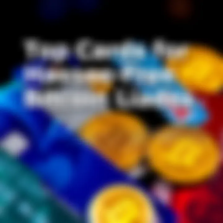 Credit cards for Bitcoin purchases A group of different credit cards displayed with Bitcoin symbols, showcasing options for easy transactions.