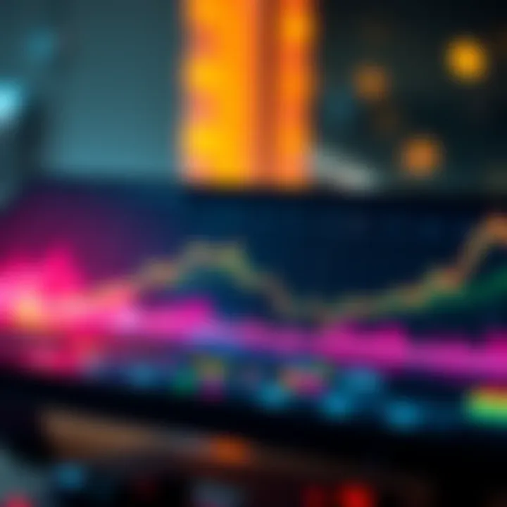 A graph showing CRO Coin's strong performance compared to Bitcoin's decline, with upward trends for CRO and downward trends for Bitcoin, indicating CRO's resilience in the crypto market.