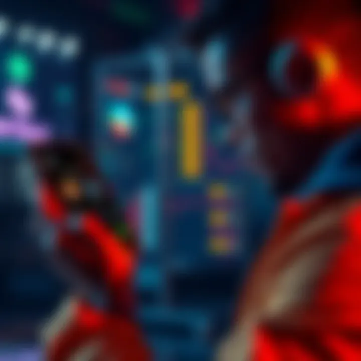 A person checking their Crypto.com account while looking at CRO staking options and interest rates on a mobile app
