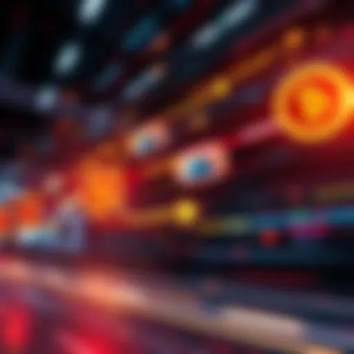 A visual representation of fast cross-chain transfers on the Solana network, featuring blockchain icons and arrows illustrating speed and efficiency.