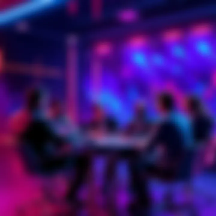 People engaging in a discussion about cryptocurrency trends and tips in a group setting