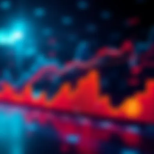 Graph showing a three-day rise in cryptocurrency values with upward trends