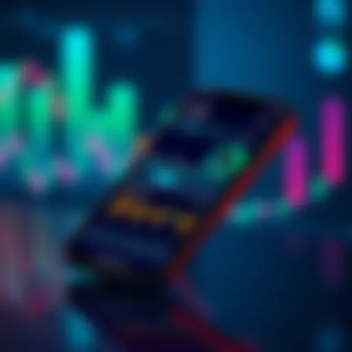 Smartphone displaying the Crypto.com app interface with charts and crypto information