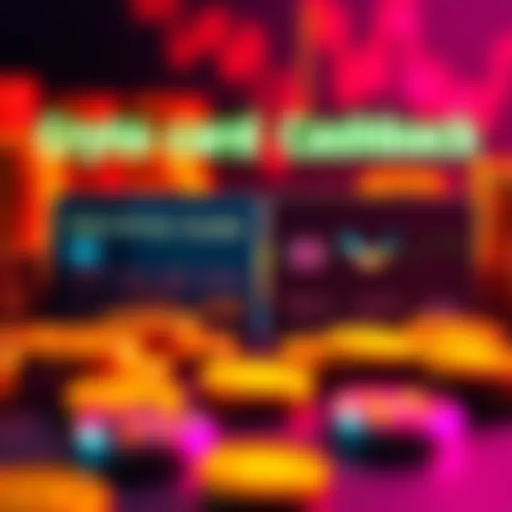 A graphic showing a side-by-side comparison of crypto card cashback and traditional credit card rewards, with visual elements like coins and credit cards.