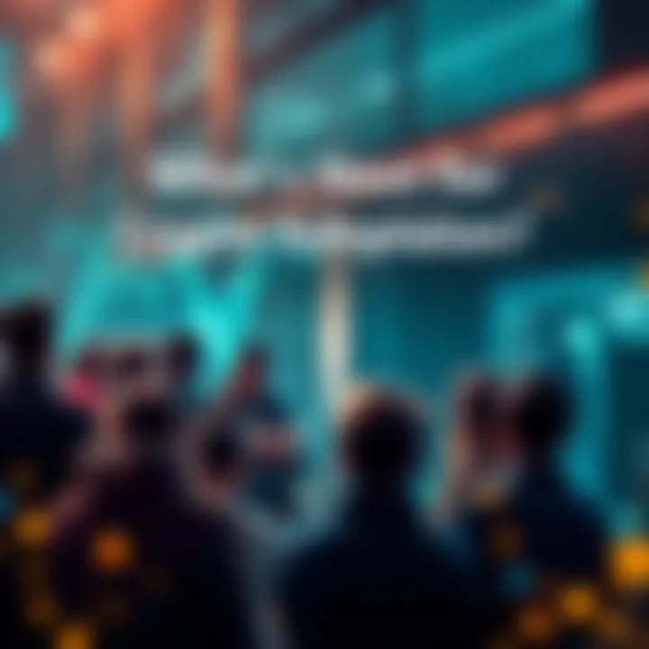People discussing future of cryptocurrency adoption