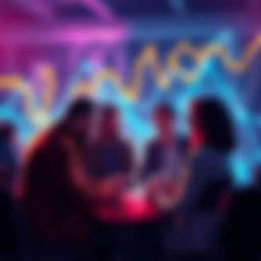People engaging in a discussion about Ethereum and cryptocurrency