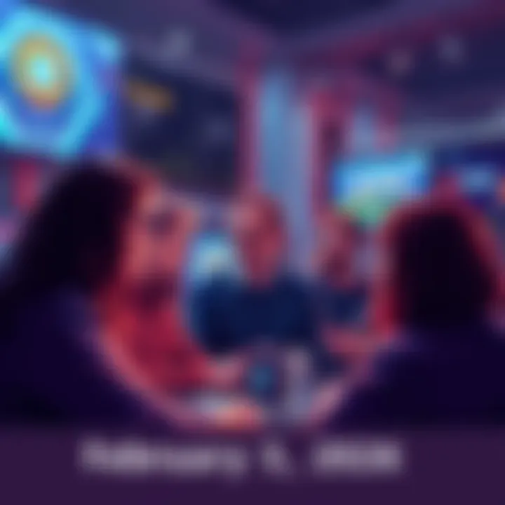 Crypto Discussion People engaged in a daily crypto discussion, sharing insights and tips while being cautious of scams.