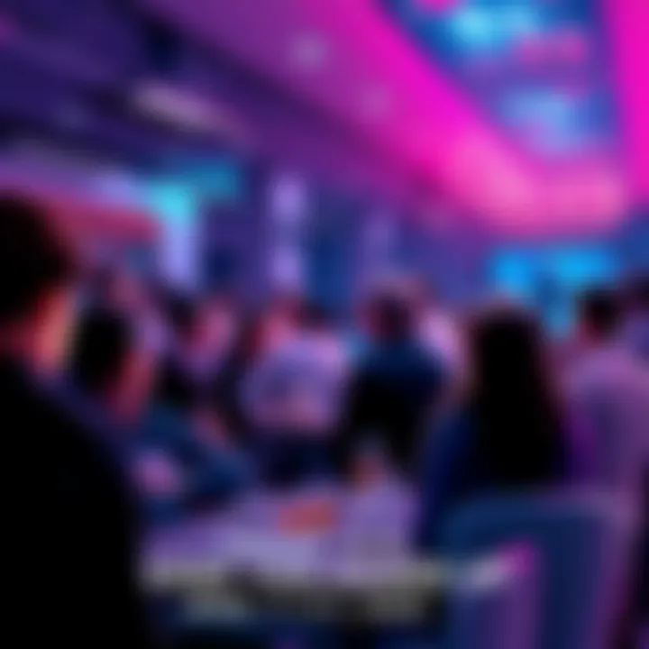 A vibrant forum scene with people discussing cryptocurrencies, sharing tips, and highlighting the importance of caution and civility.