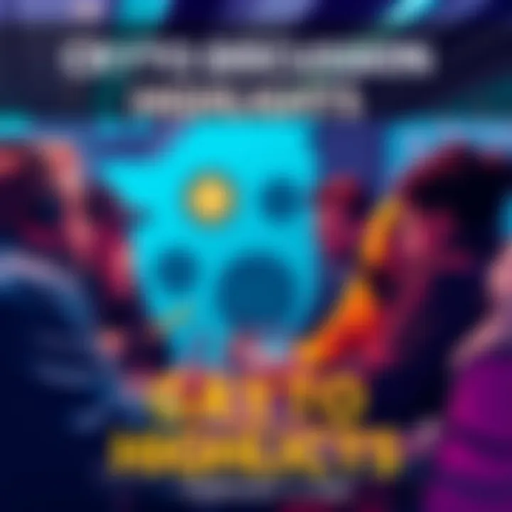 People engaging in a discussion about cryptocurrency, sharing tips and warnings about scams, with focus on verifying information.