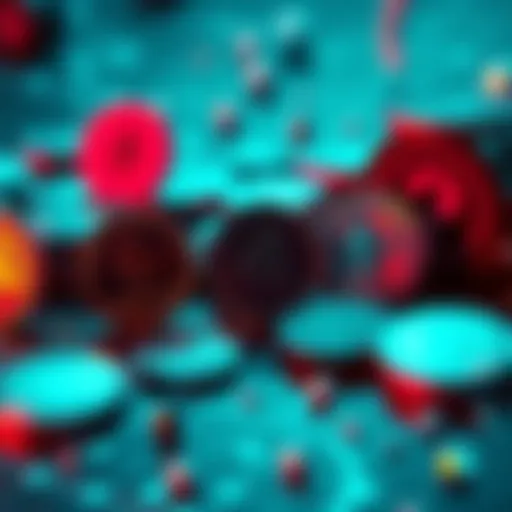 A visual representation of a digital currency theft, showing various cryptocurrencies like Ethereum, Ripple, and Monero, with question marks indicating uncertainty about the theft's connection to Mone...