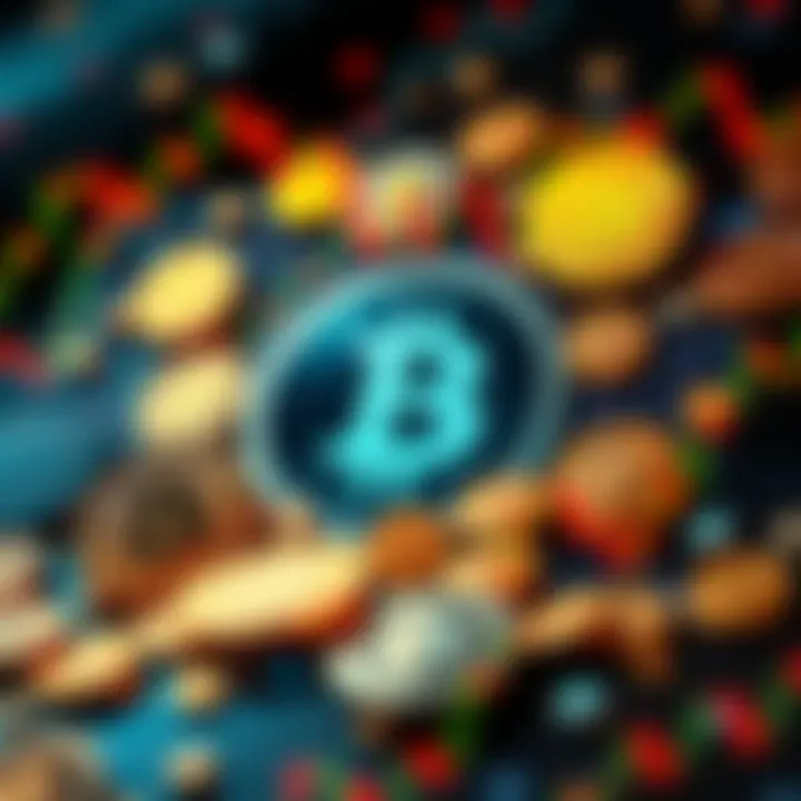 A collage of crypto coins and charts symbolizing key developments in the crypto market last week.