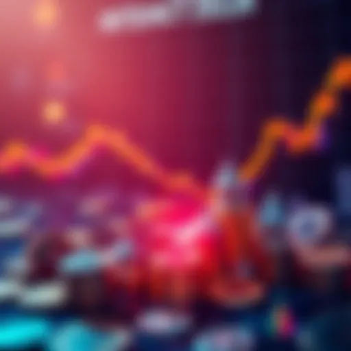 A graphic showing rising cryptocurrency charts and coins, symbolizing the latest investment trends in 2026.