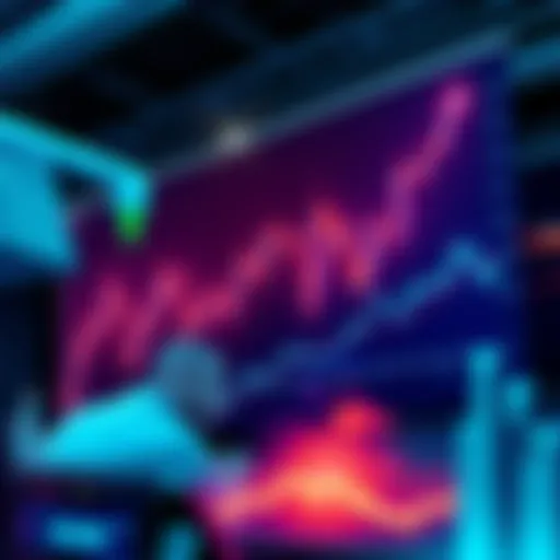 Graph showing a sharp decline in cryptocurrency values with traders looking concerned