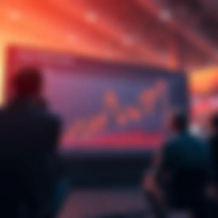 A chart showing a steep decline in cryptocurrency values over the past two years, with distressed investors looking on.