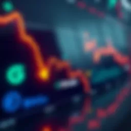 Chart showing a decline in crypto equities with logos of Gemini, BitGo, and Bullish with downward arrows, alongside logos of BlackRock and Goldman Sachs joining a taskforce.