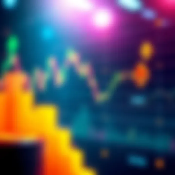 Graph showing Bitcoin, Ethereum, and XRP prices with arrows indicating downtrends and a warning sign for security issues