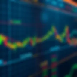 A stock market chart showing flat lines and minimal movement, symbolizing investor uncertainty in the crypto market.