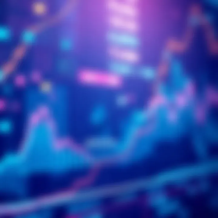 A graph showing fluctuations in cryptocurrency values with Ethereum and Solana highlighted, representing investment challenges.