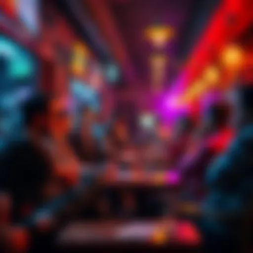 Group of people discussing cryptocurrency at a cafe in Delhi