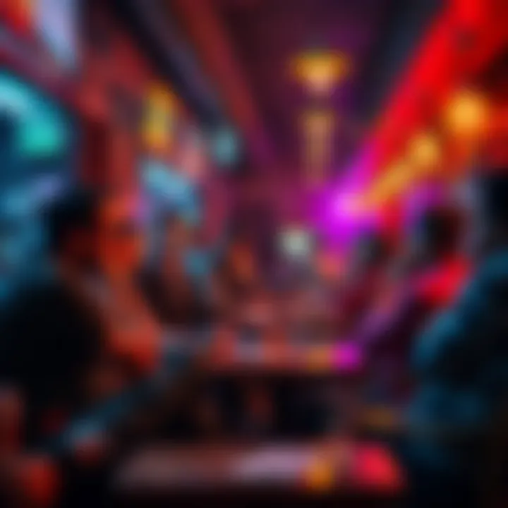 Group of people discussing cryptocurrency at a cafe in Delhi
