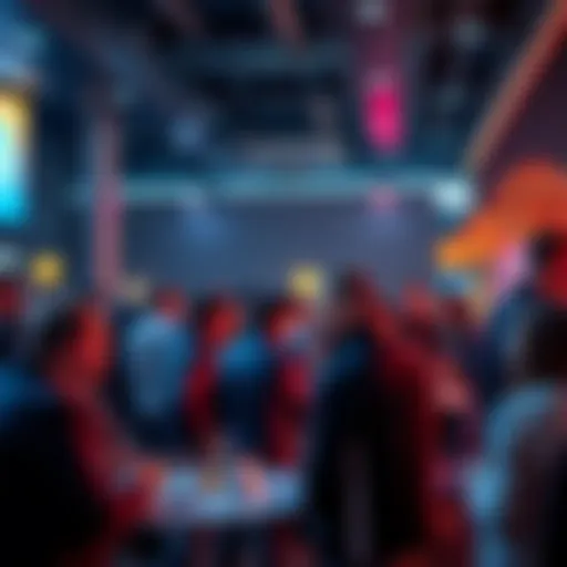 Attendees enjoying discussions at the BitMart Minsk Meetup, exchanging ideas and building connections in a warm atmosphere.