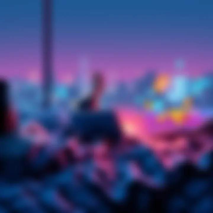 A person relaxing with a laptop and cryptocurrency symbols, illustrating easy ways to earn passive income