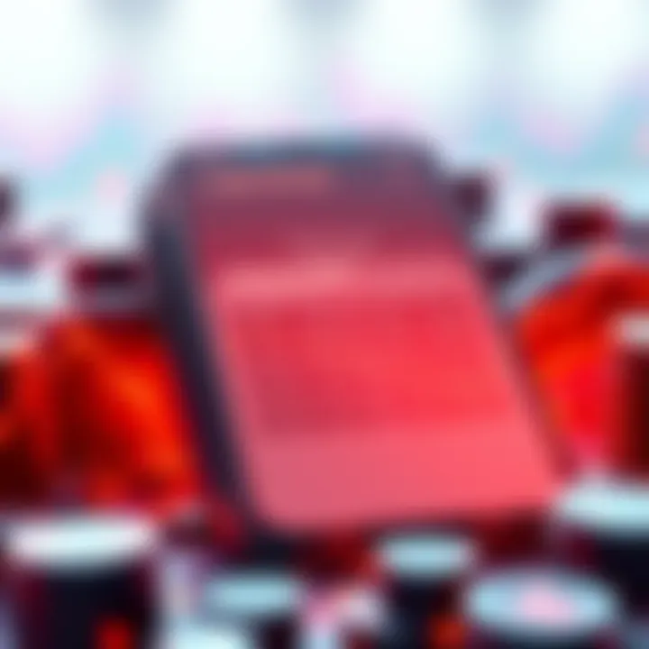 A digital representation of a crypto profit and loss calculator app interface, showcasing wallet transactions and historical prices in charts.