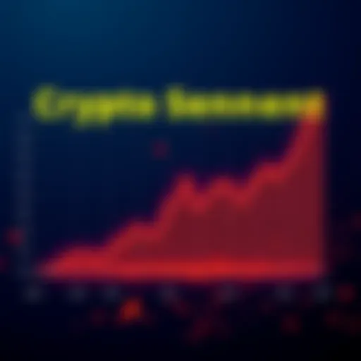 A graphic showing the rise and fall of cryptocurrency sentiment during Trump's presidency, including optimistic and exhausted phases.