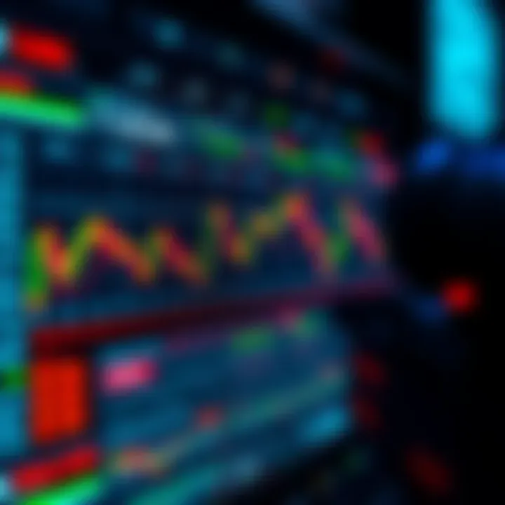 A close-up view of a crypto sniper bot interface showing charts and trade options