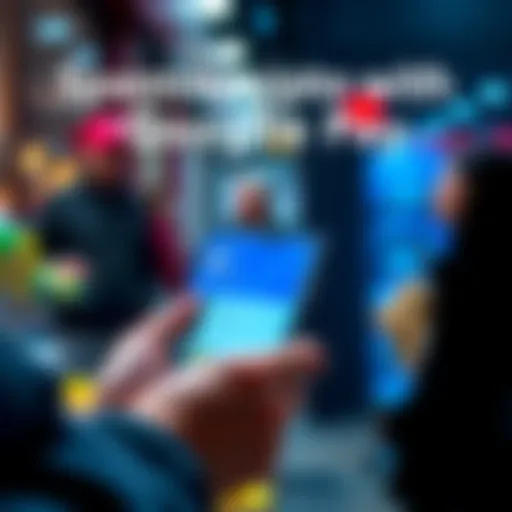 A person using a smartphone to make a purchase with a crypto-linked virtual card through Google Pay, showcasing modern payment methods in action.