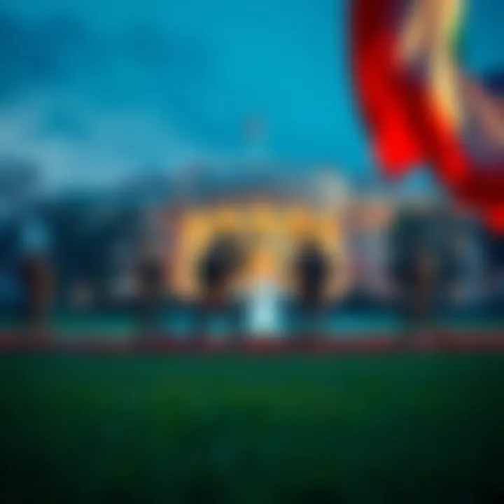 Fighters celebrating on the White House lawn after receiving payments in cryptocurrency following a major event.